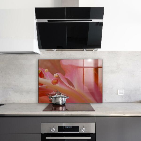 Painel para cozinha Lírios Rosa Beleza Natural