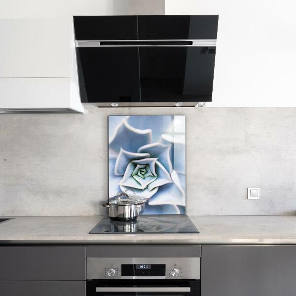 Painel para cozinha Gotas de orvalho em uma flor rosa