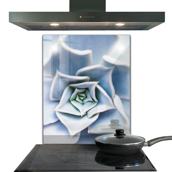 Painel para cozinha Gotas de orvalho em uma flor rosa