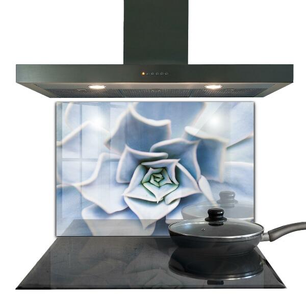 Painel para cozinha Gotas de orvalho em uma flor rosa