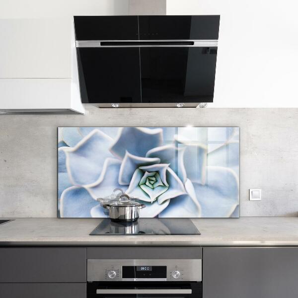 Painel para cozinha Gotas de orvalho em uma flor rosa