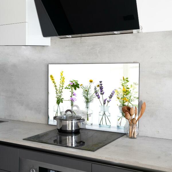 Painel cozinha Folhas verdes depois da chuva