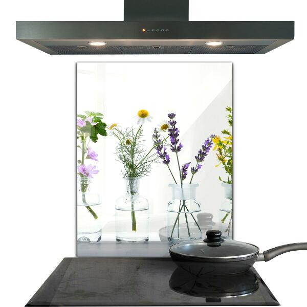 Painel cozinha Folhas verdes depois da chuva