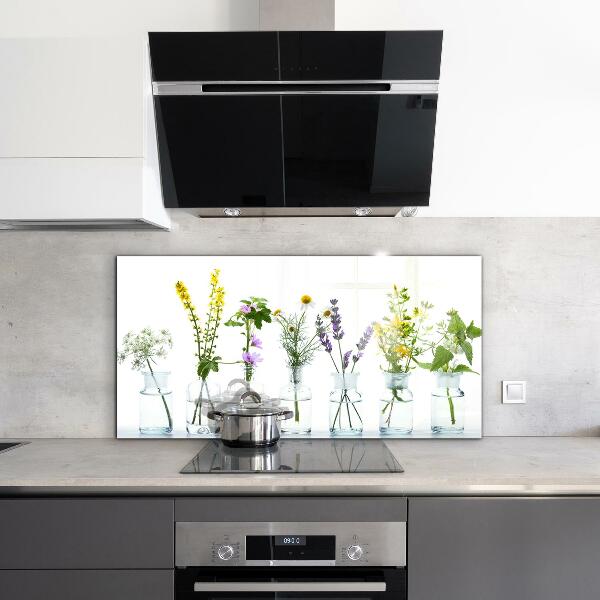 Painel cozinha Folhas verdes depois da chuva