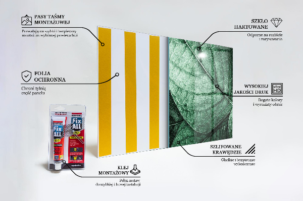 Painel para cozinha Jardim de pedras suculentas verde