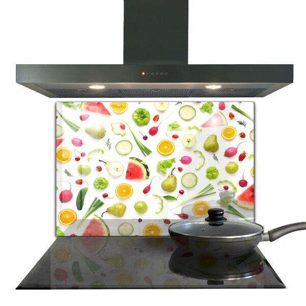 Painel cozinha Composição Saudável de Frutas