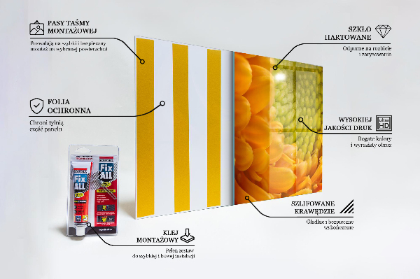 Painel cozinha Flor roxa de verão
