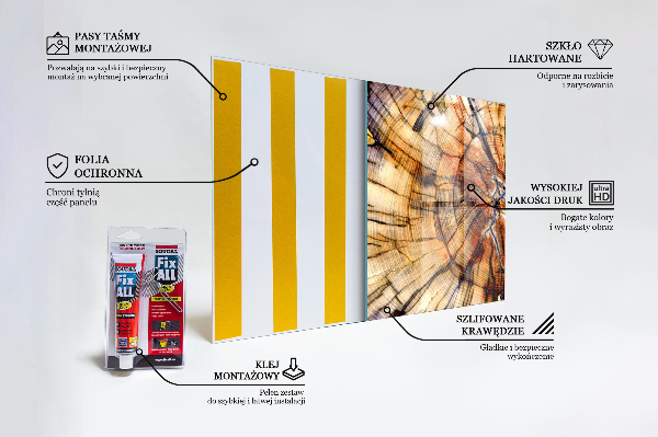 Painel cozinha Folha de samambaia verde