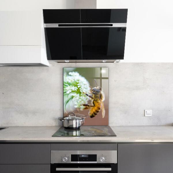 Backsplash cozinha Abelha coletando pólen