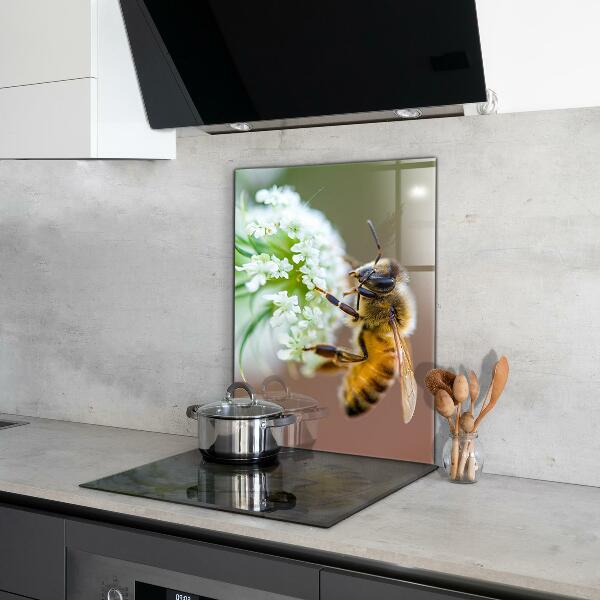 Backsplash cozinha Abelha coletando pólen