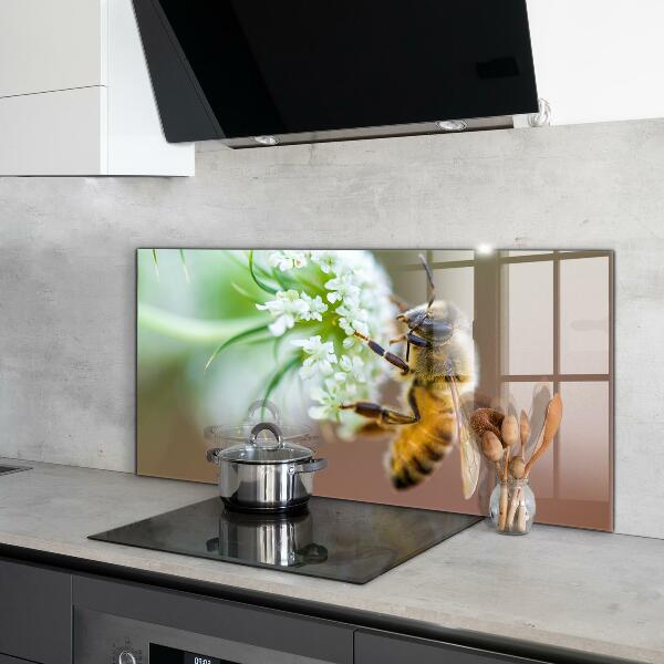 Backsplash cozinha Abelha coletando pólen