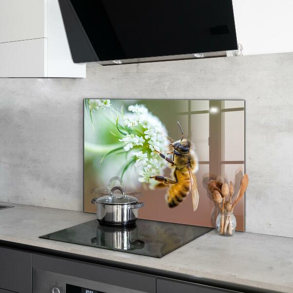 Backsplash cozinha Abelha coletando pólen