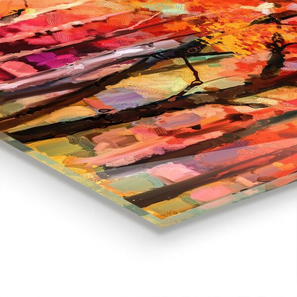 Backsplash cozinha Árvores de Outono no Parque