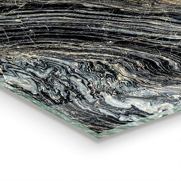 Backsplash cozinha Textura de mármore azul