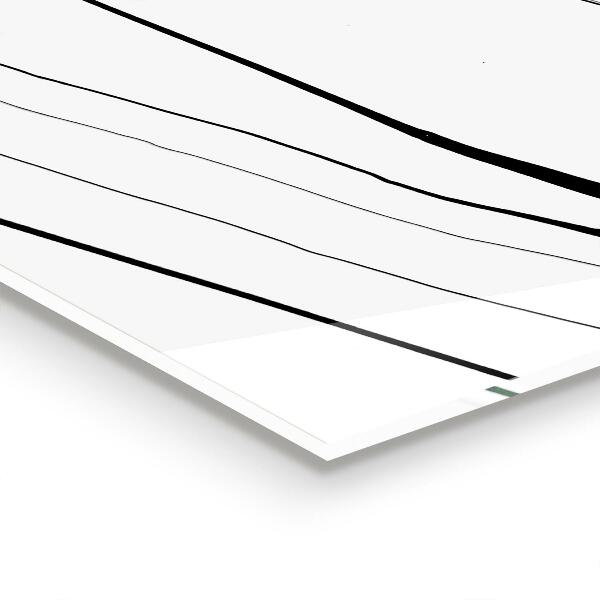 Painel cozinha Abstração monocromática