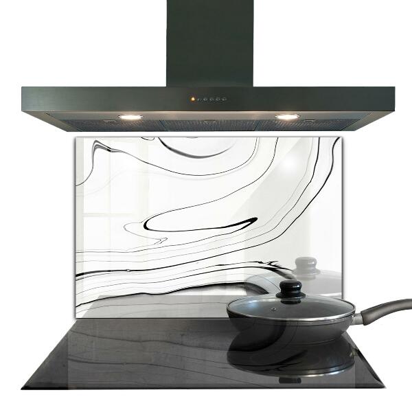 Painel cozinha Abstração monocromática