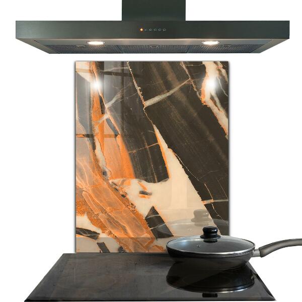 Backsplash cozinha Arte Abstração em Mármore