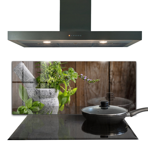 Painel cozinha Almofariz de especiarias de pedra