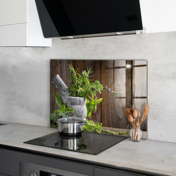 Painel cozinha Almofariz de especiarias de pedra