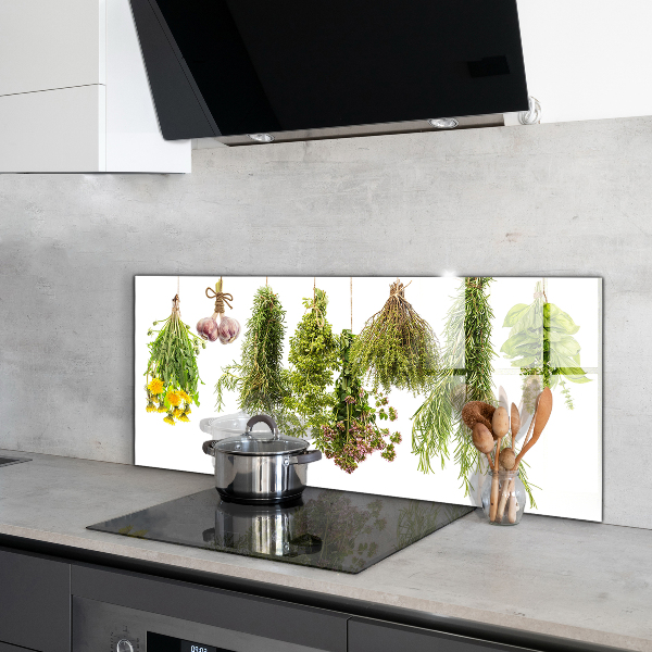 Painel para cozinha Ervas secas Medicina herbal