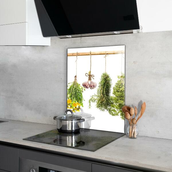 Painel para cozinha Ervas secas Medicina herbal