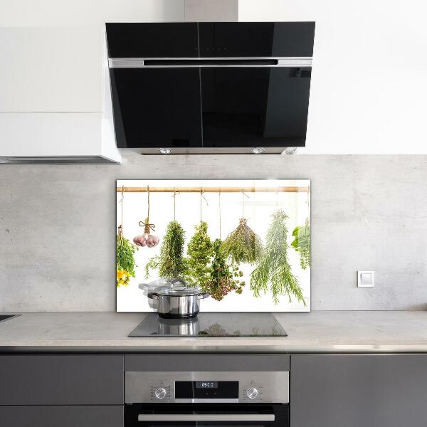 Painel para cozinha Ervas secas Medicina herbal