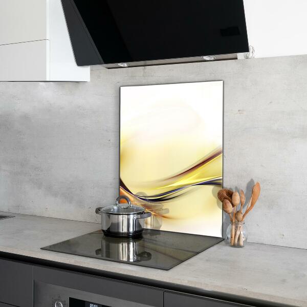 Painel cozinha Abstração de Ondas de Energia