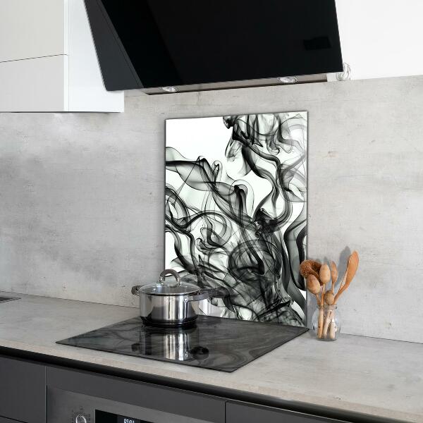 Painel para cozinha Abstração de Fitas de Fumaça