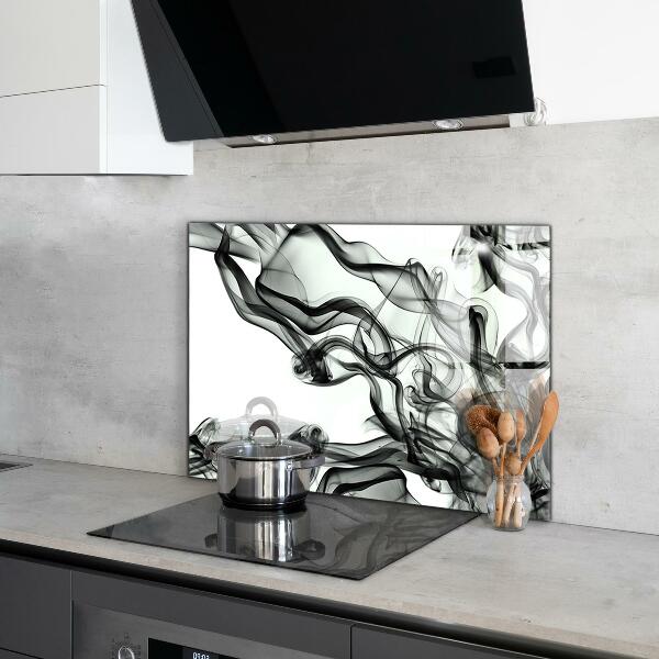 Painel para cozinha Abstração de Fitas de Fumaça