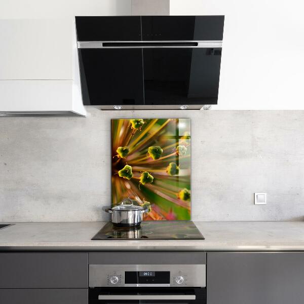 Backsplash cozinha Flor Branca Abstrata