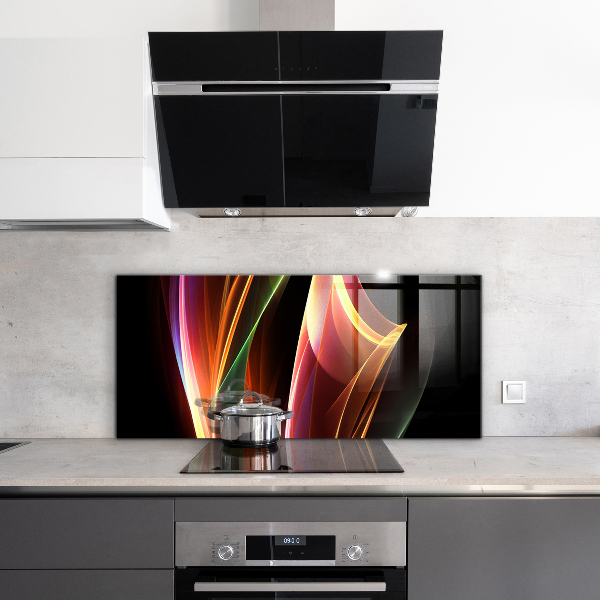 Backsplash cozinha Abstração de Ondas de Energia