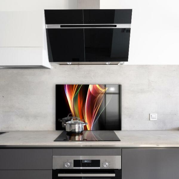 Backsplash cozinha Abstração de Ondas de Energia