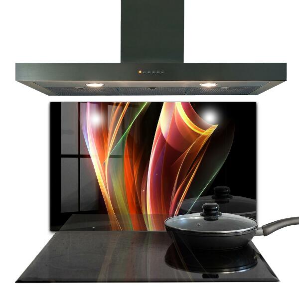 Backsplash cozinha Abstração de Ondas de Energia