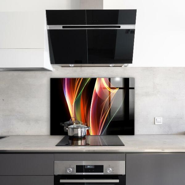 Backsplash cozinha Abstração de Ondas de Energia