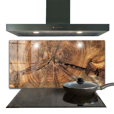 Backsplash cozinha Textura de madeira rústica