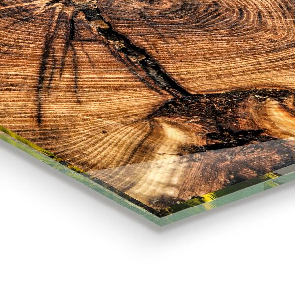 Backsplash cozinha Textura de madeira rústica