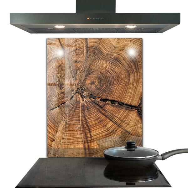 Backsplash cozinha Textura de madeira rústica