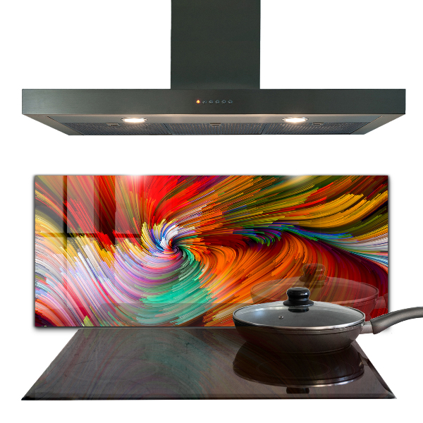 Painel para cozinha Mistura Energética de Cores