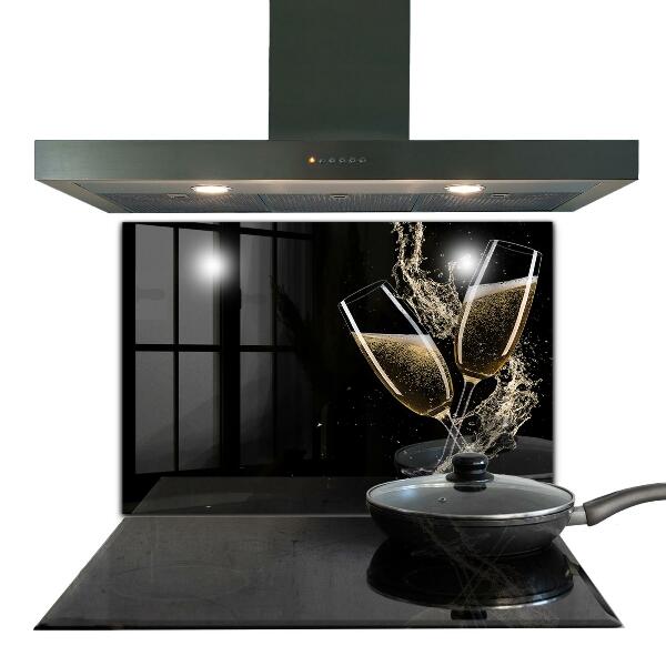 Painel cozinha Brinde da Noite de Champanhe