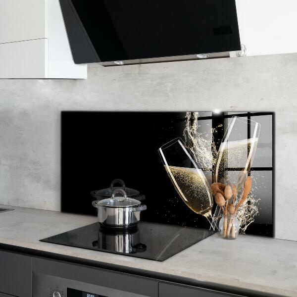 Painel cozinha Brinde da Noite de Champanhe