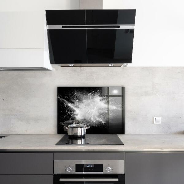 Painel cozinha Abstração de explosão de pó