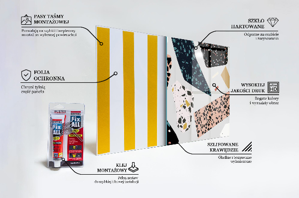 Backsplash cozinha Terrazzo de mármore preto Terazzo