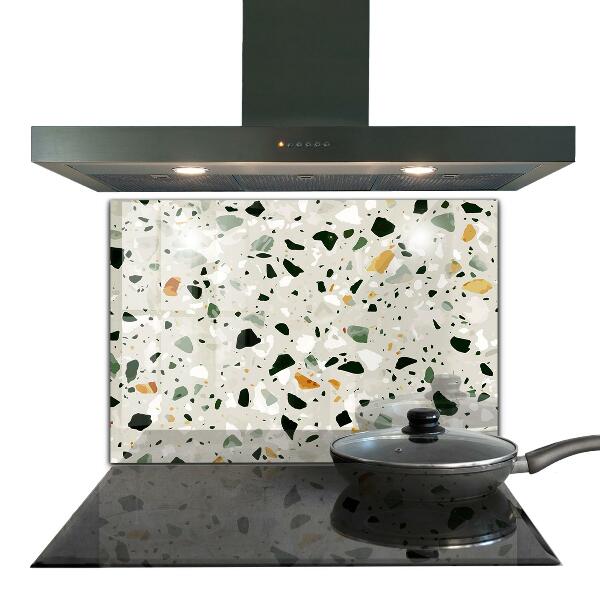 Painel para cozinha Textura Cinza Quartzo Terrazzo