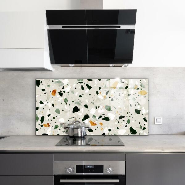 Painel para cozinha Textura Cinza Quartzo Terrazzo