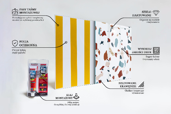 Painel cozinha Terrazzo Textura de Terrazzo