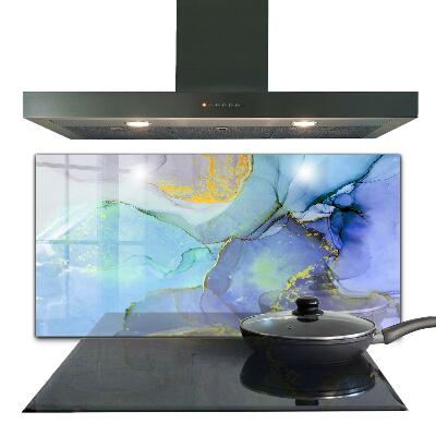 Painel cozinha Abstração de Energia Azul