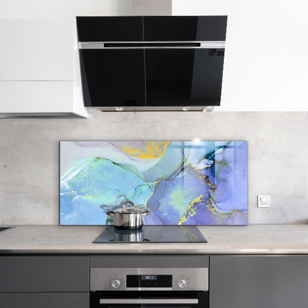 Painel cozinha Abstração de Energia Azul
