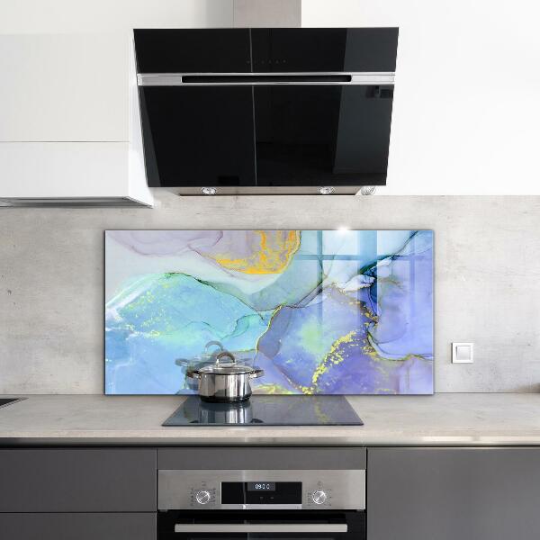 Painel cozinha Abstração de Energia Azul