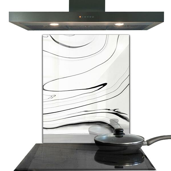 Painel para cozinha Estrutura de Mármore Branco