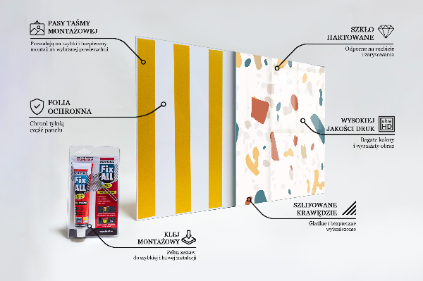 Backsplash cozinha Estrutura de pedra terrazzo